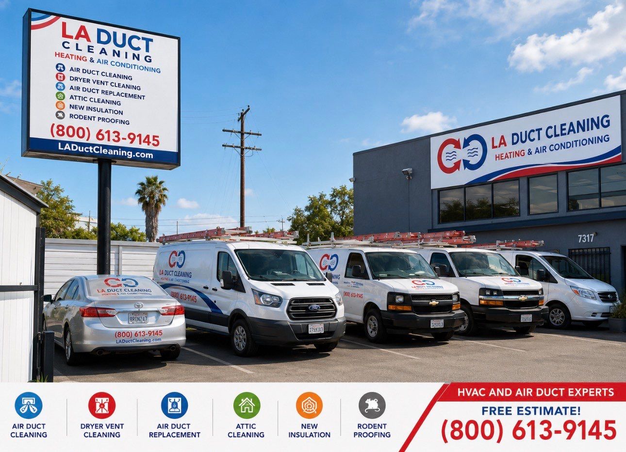 LA Duct Cleaning Home Image Air Ducts Commercial